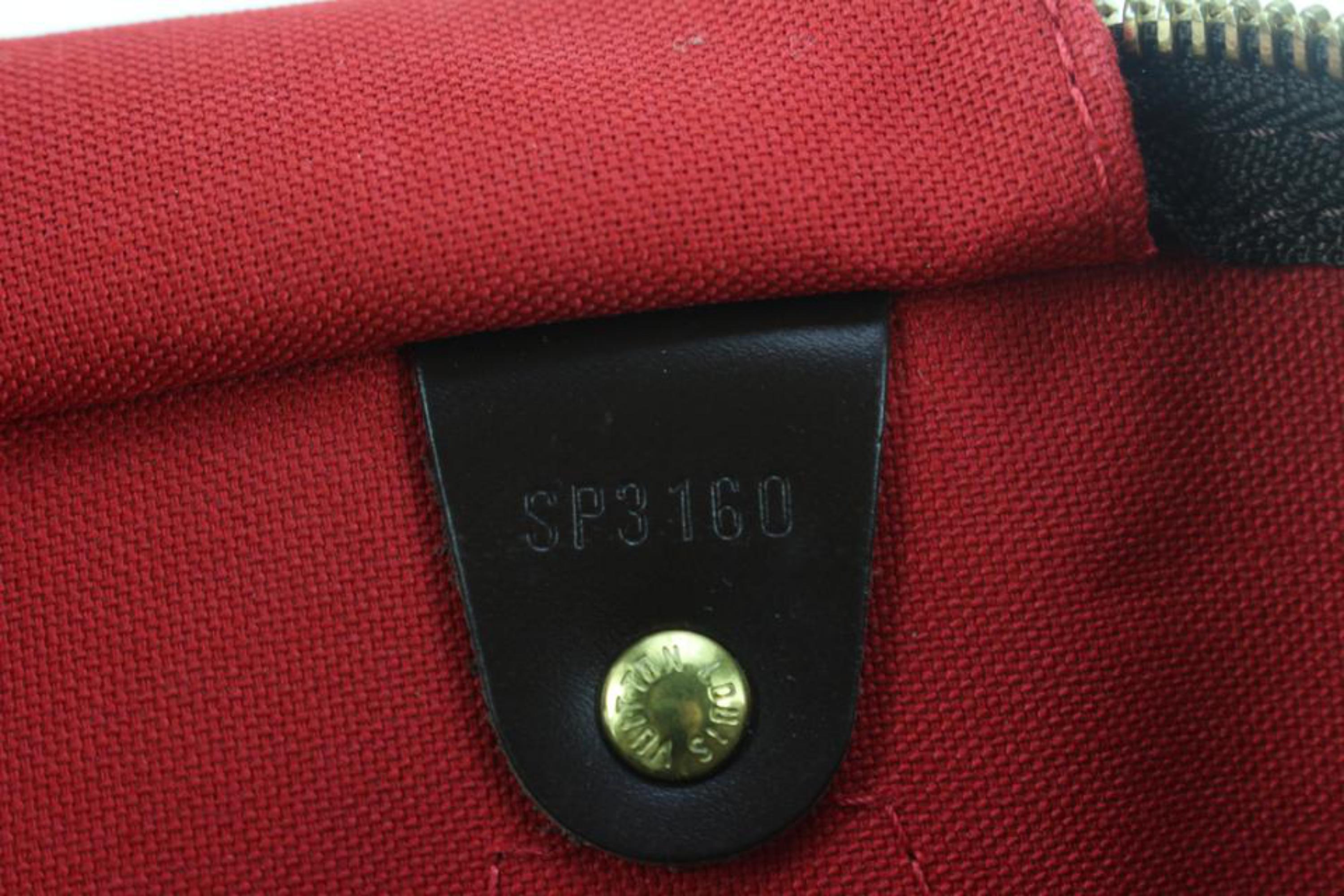 Louis Vuitton Damier Ebene Speedy 30 Boston Bag 51lz62s For Sale 4
