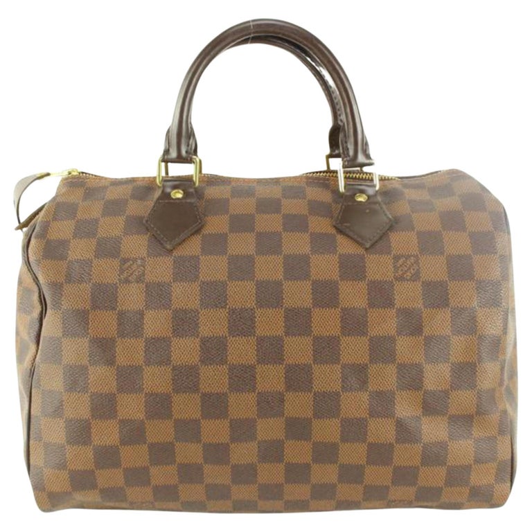Louis Vuitton Damier Ebene Speedy 30 Boston Bag 51lz62s For Sale at 1stDibs