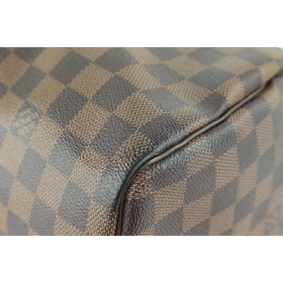 Louis Vuitton - Sac Speedy 30 Boston en damier ébène  715lvs622  en vente 6