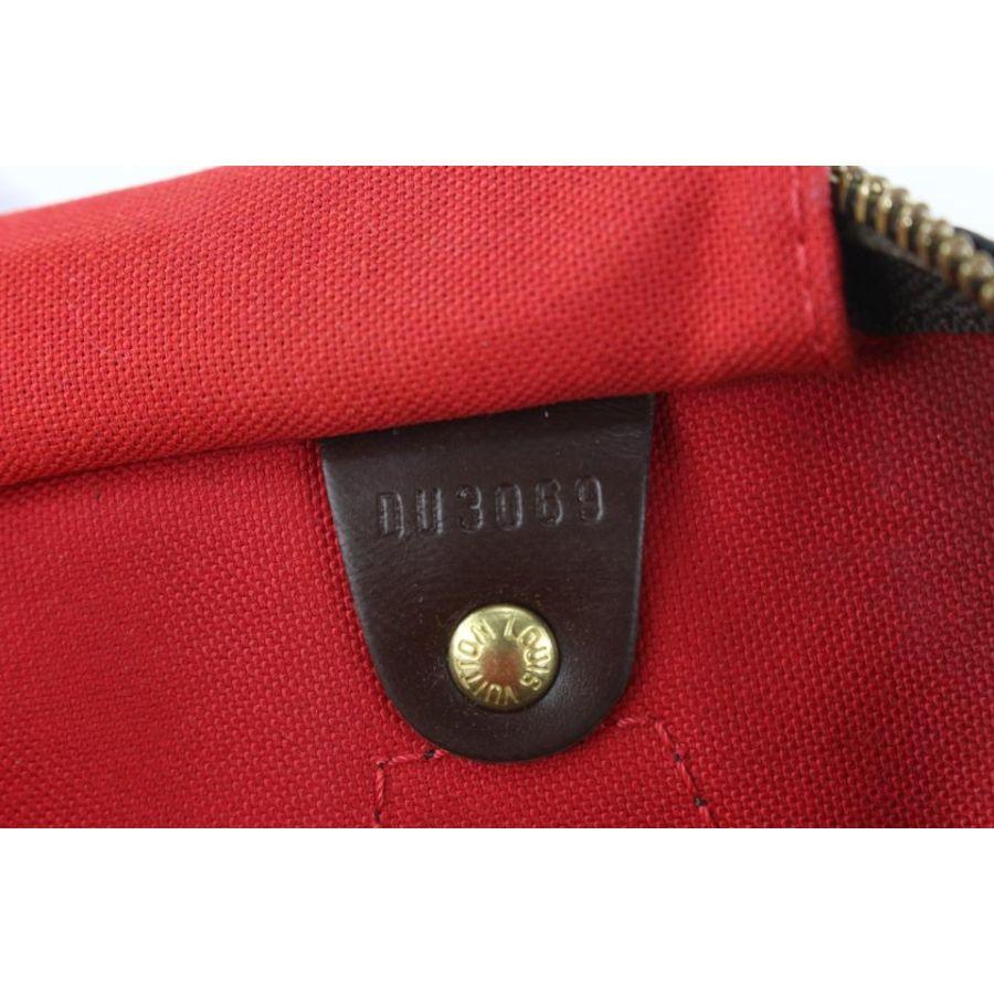 Damier Ebene Speedy 30 Boston Tasche von Louis Vuitton  715lvs622  (Grau) im Angebot