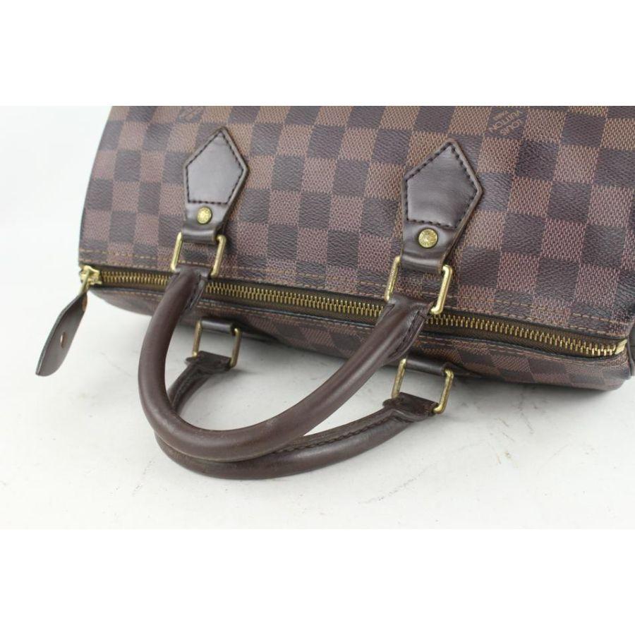 Gray Louis Vuitton Damier Ebene Speedy 30 Boston Bag  715lvs622  For Sale