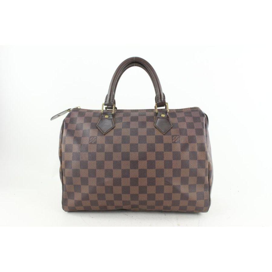 Louis Vuitton Damier Ebene Speedy 30 Boston Bag  715lvs622  In Good Condition For Sale In Dix hills, NY