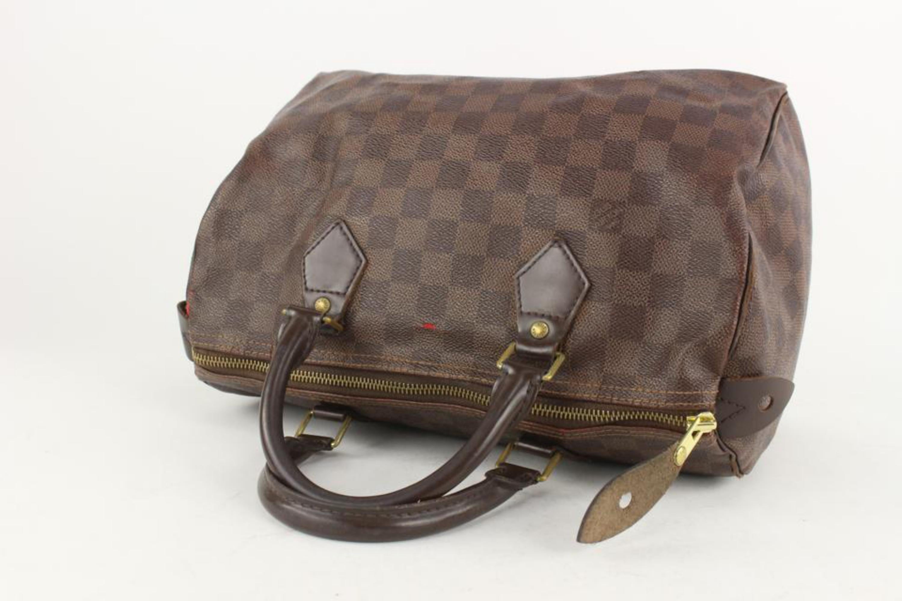 Louis Vuitton Damier Ebene Speedy 30 Boston Bag 7lv1108 For Sale 1