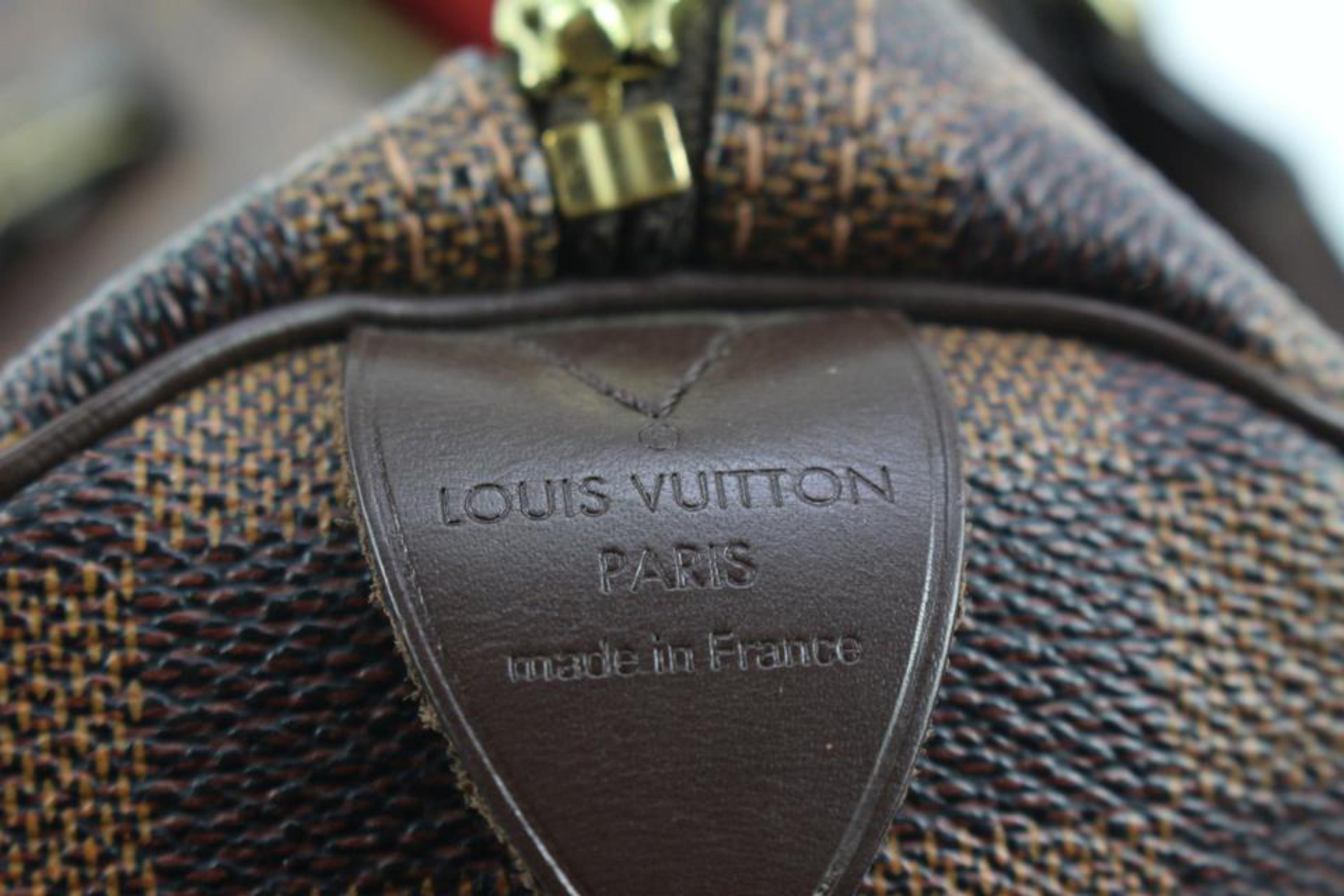 Women's Louis Vuitton Damier Ebene Speedy 30 Boston Bag MM 68lv218s For Sale