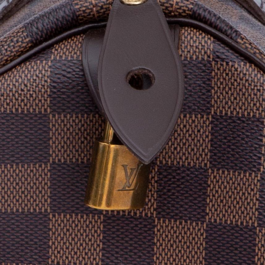 Louis Vuitton Damier Ebene Speedy 30 Handbag 2