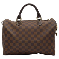 Borsa Louis Vuitton Damier Ebene Speedy 30