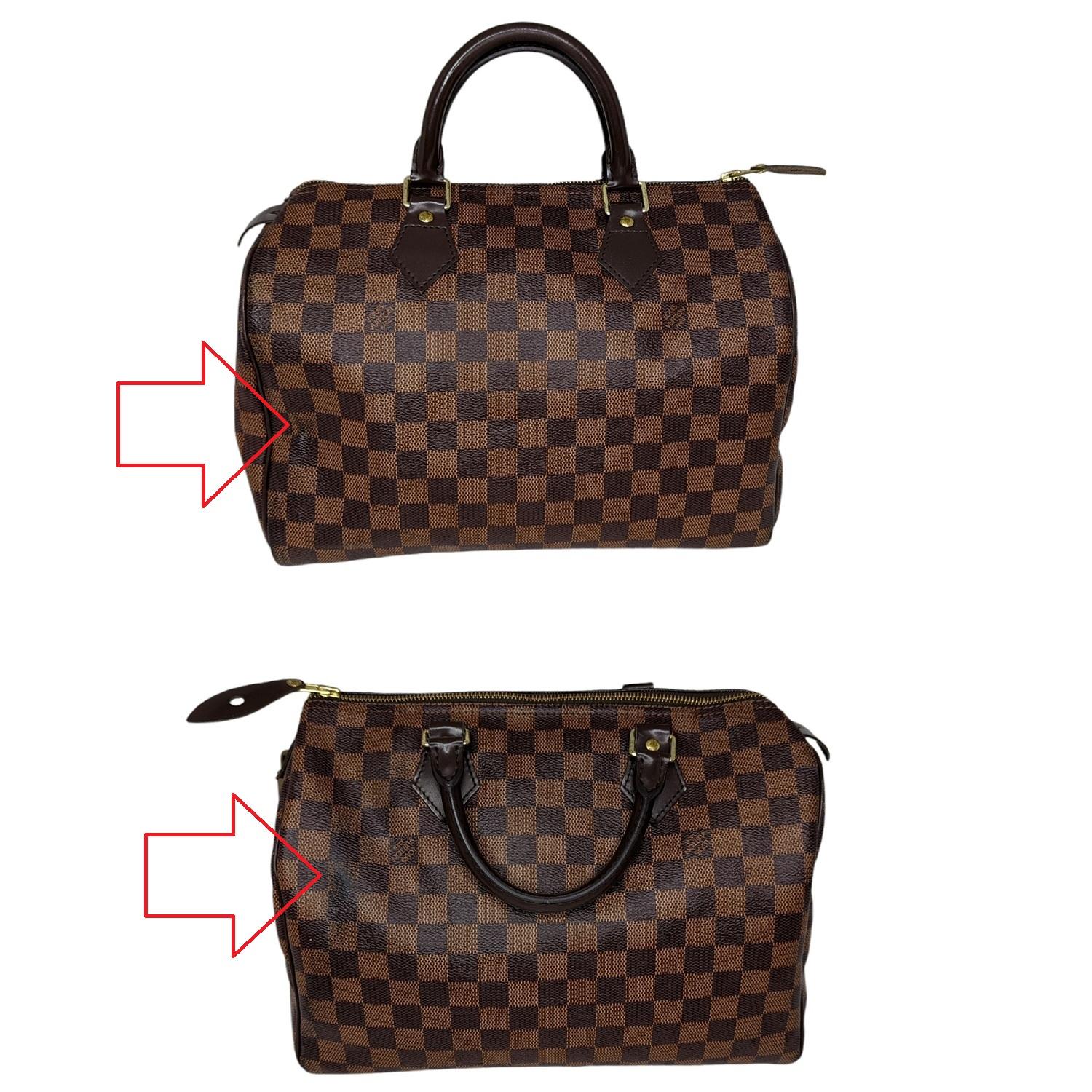 Louis Vuitton Damier Ebene Speedy 30 Satchel 2