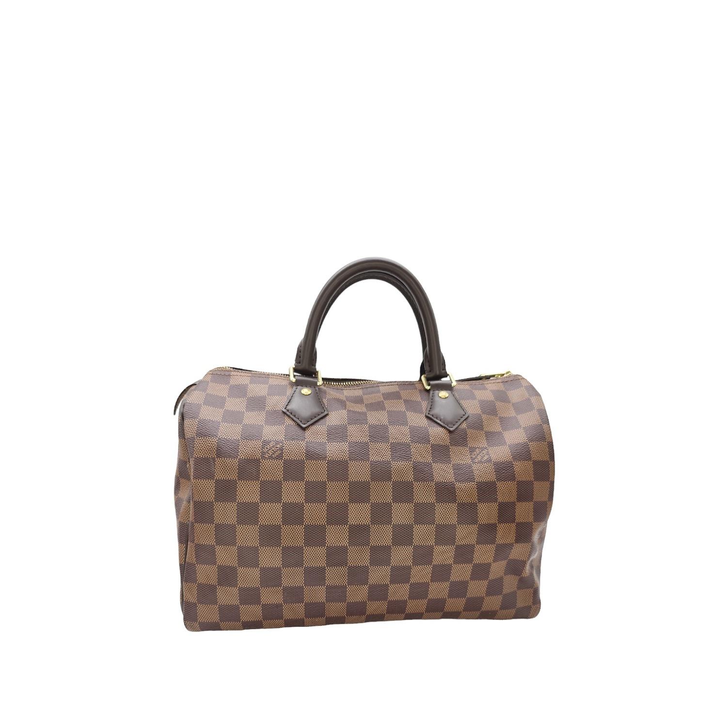 Louis Vuitton Damier Ebene Speedy 30 Satchel In Good Condition In Scottsdale, AZ