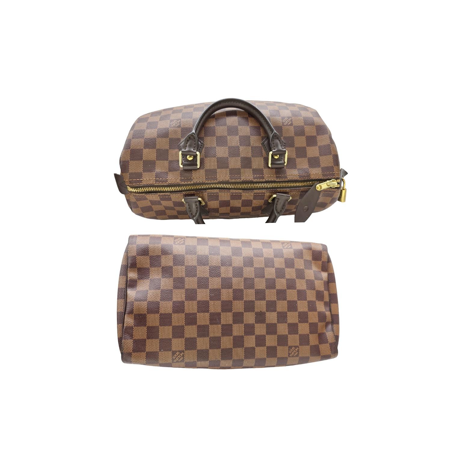 Louis Vuitton Damier Ebene Speedy 30 Satchel 1