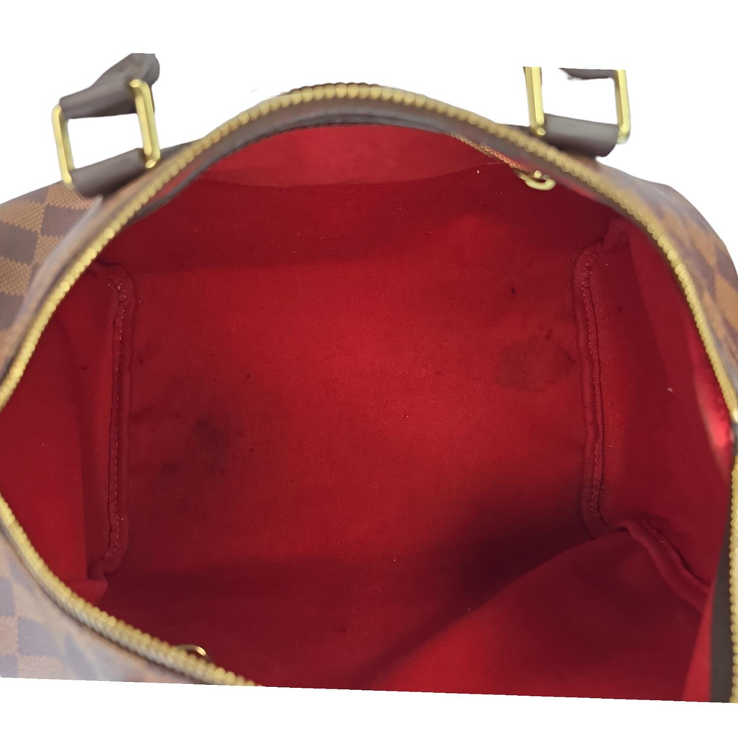 Louis Vuitton Damier Ebene Speedy 30 Satchel 2