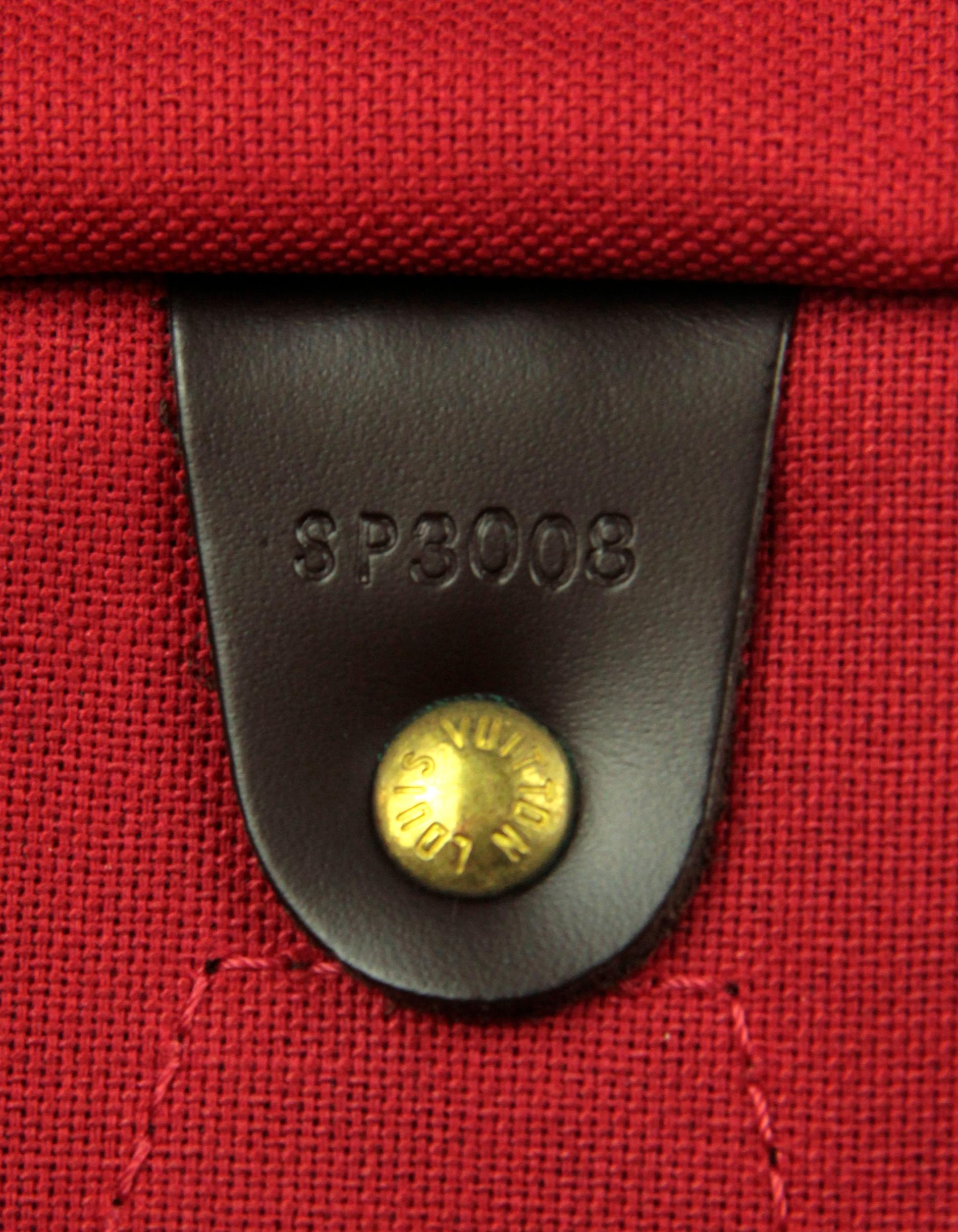 Damier Ebene Speedy 35 Tasche von Louis Vuitton im Angebot 2