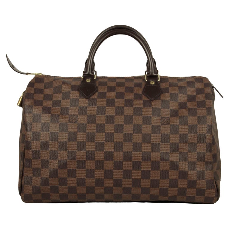 Damier Azure Speedy 35, Casual, Day Wear