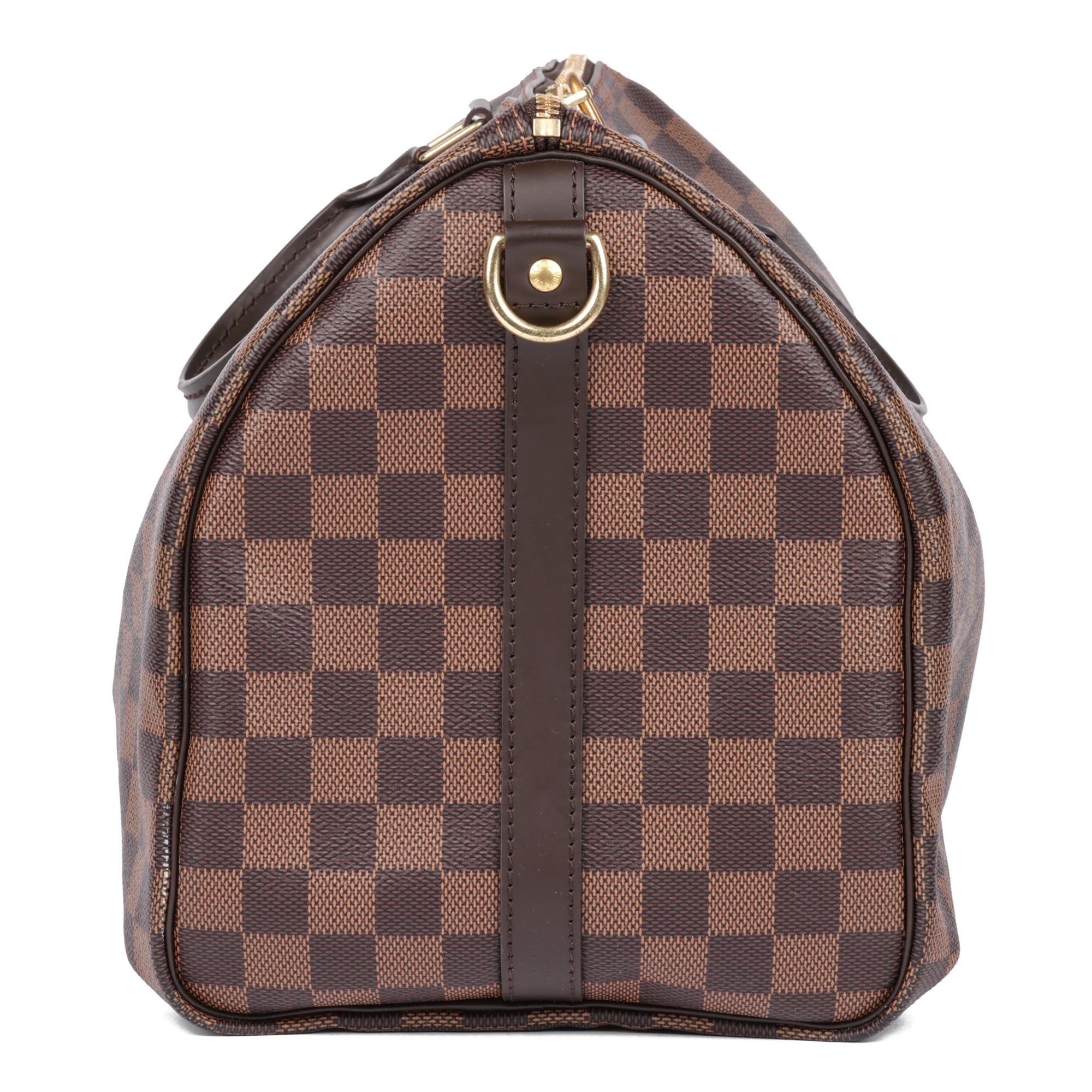 LOUIS VUITTON Damier Ebene Speedy 35 Bandoulière In Excellent Condition In Bishop's Stortford, Hertfordshire