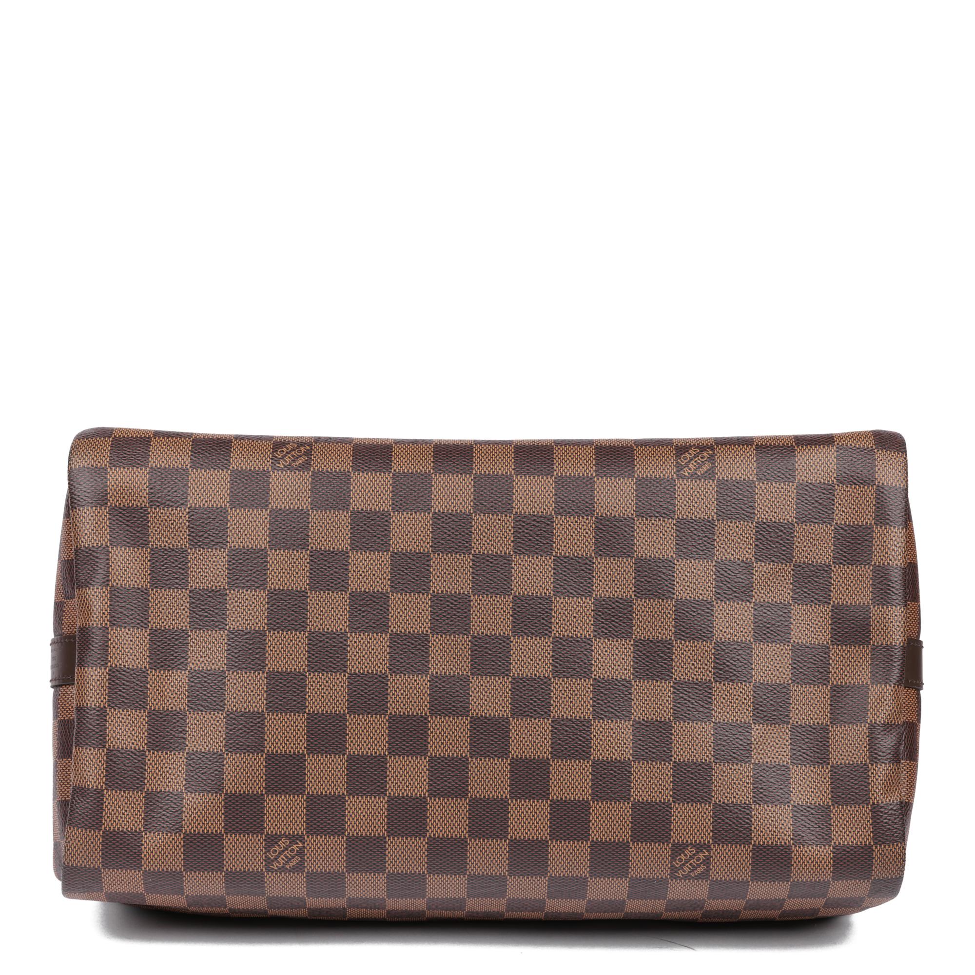LOUIS VUITTON Damier Ebene Speedy 35 Bandoulière 2