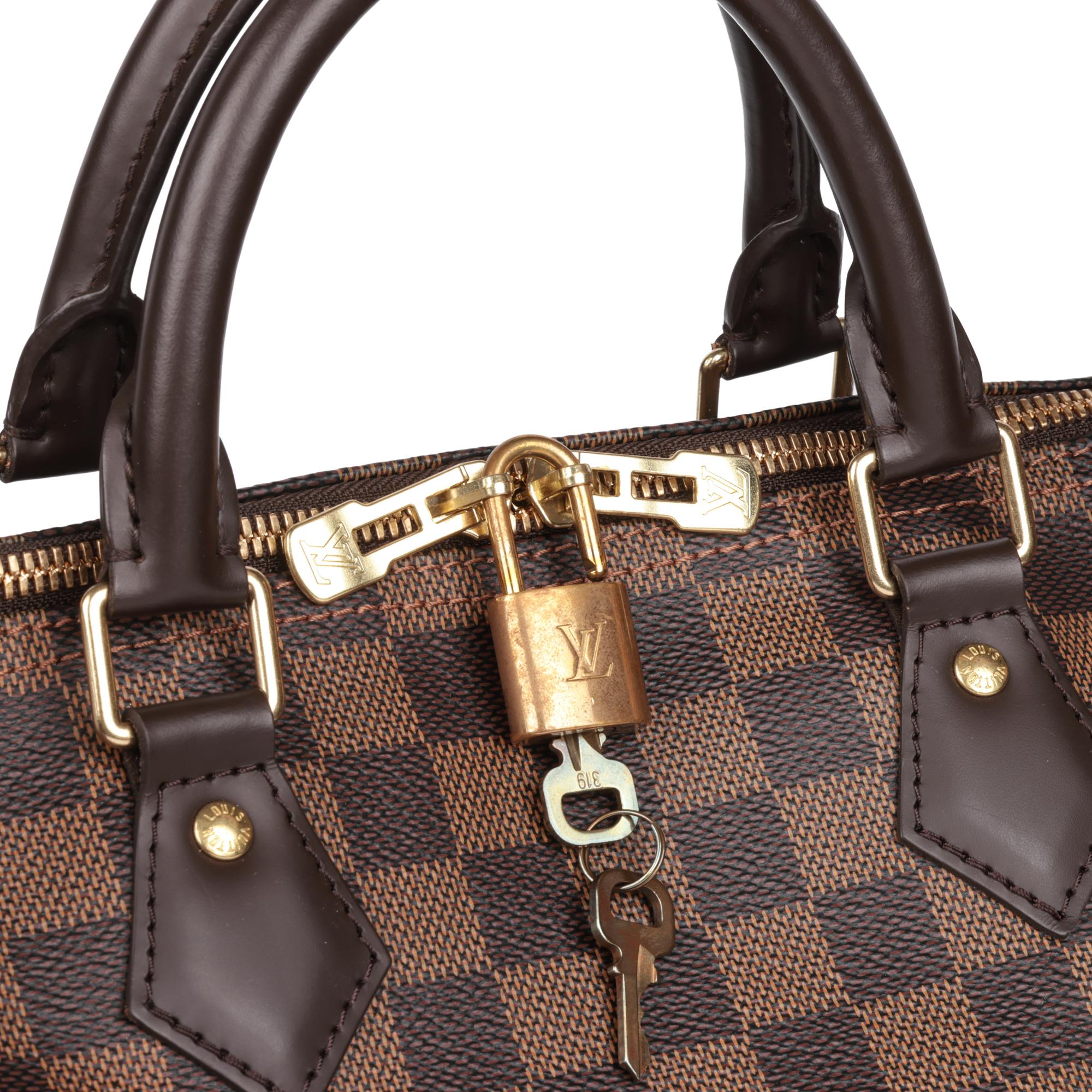 LOUIS VUITTON Damier Ebene Speedy 35 Bandoulière 4
