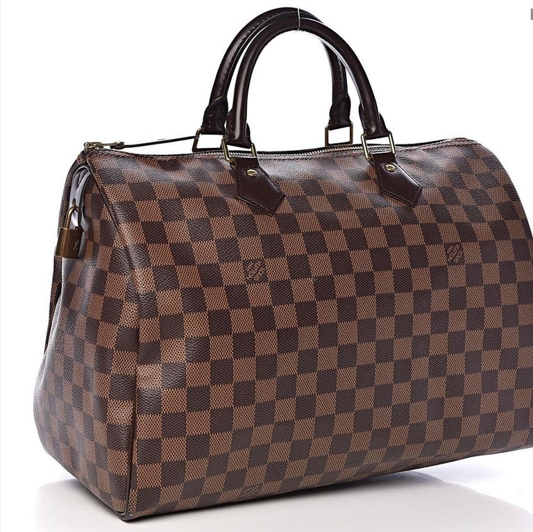 Louis Vuitton White Damier Azur Speedy 25 at 1stDibs