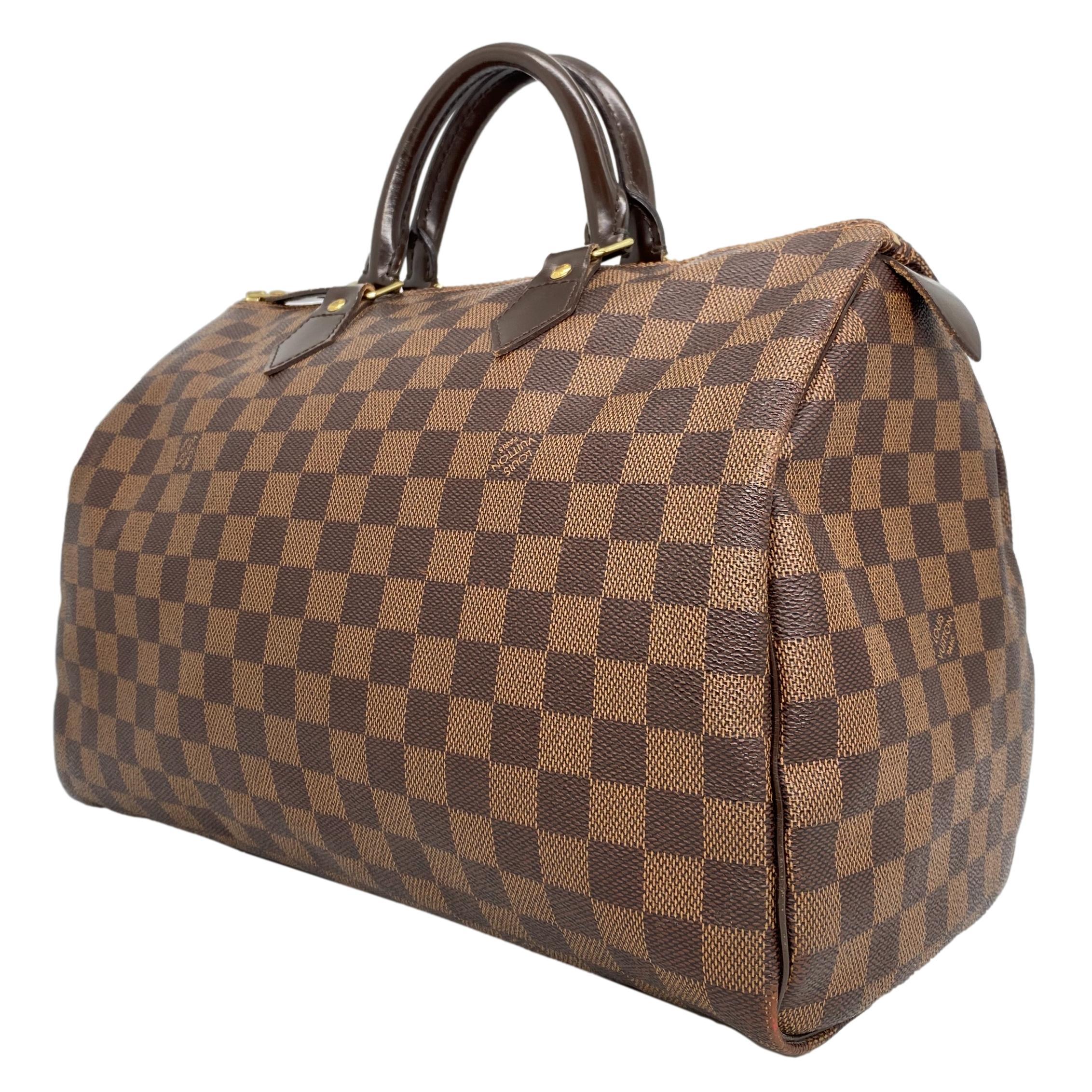 Louis Vuitton Damier Ebene Speedy 35 Top Handle Bag, France 2011. 2