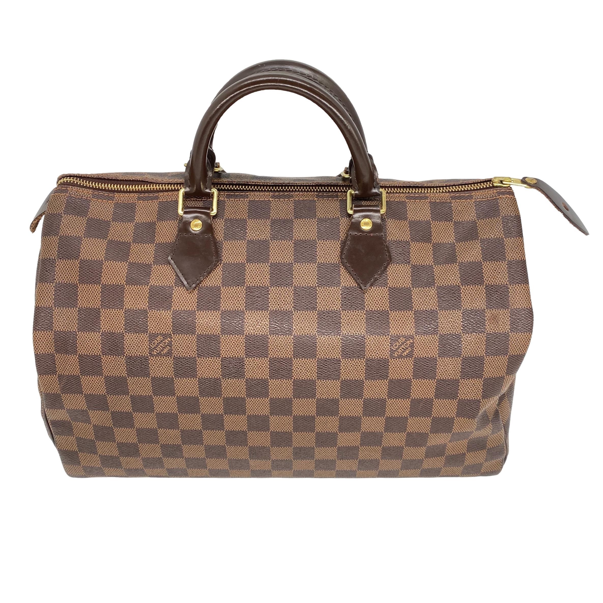 Louis Vuitton Damier Ebene Speedy 35 Top Handle Bag, France 2011. 3