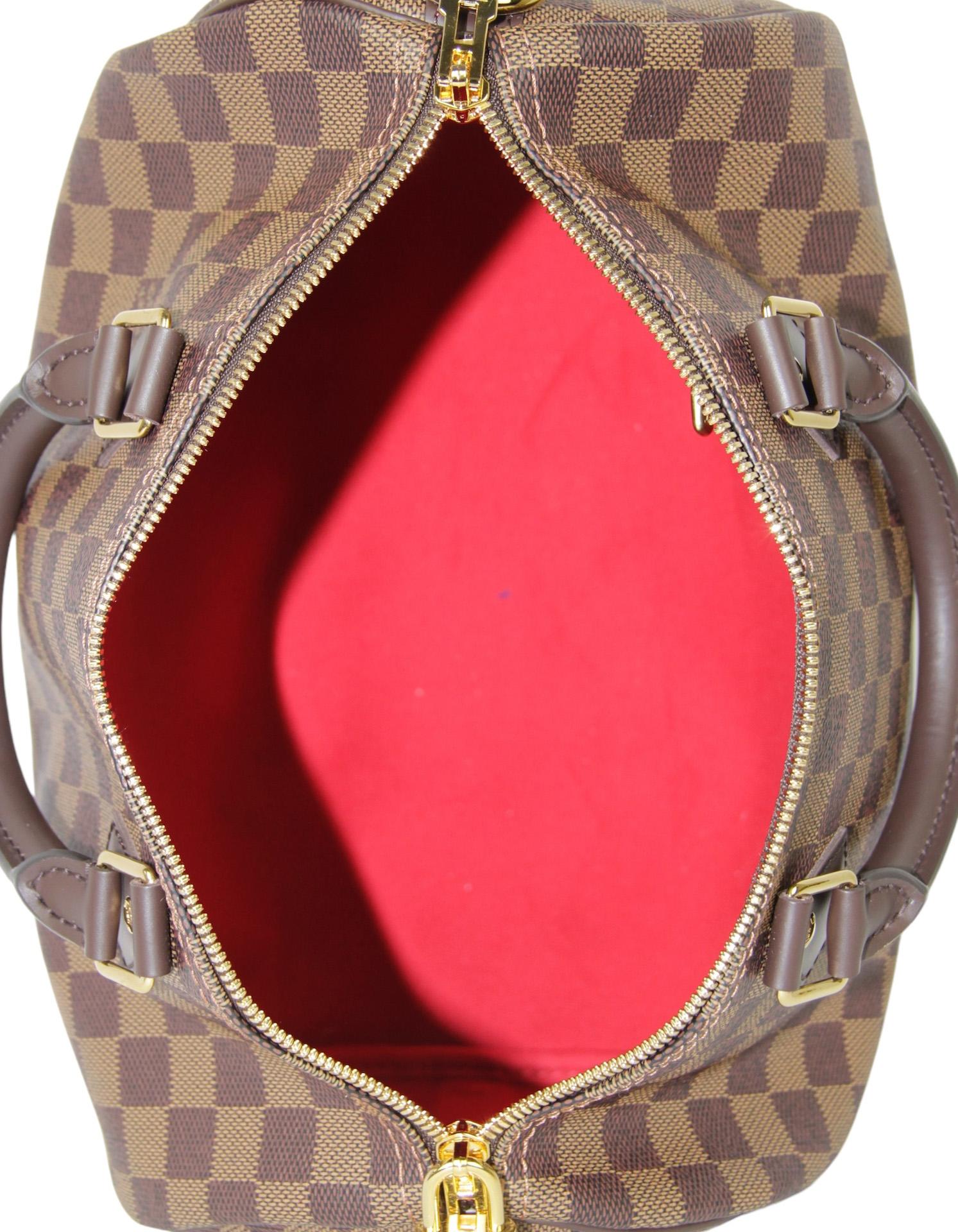 Louis Vuitton Damier Ebene Speedy Bandouliere 30 Bag For Sale 3