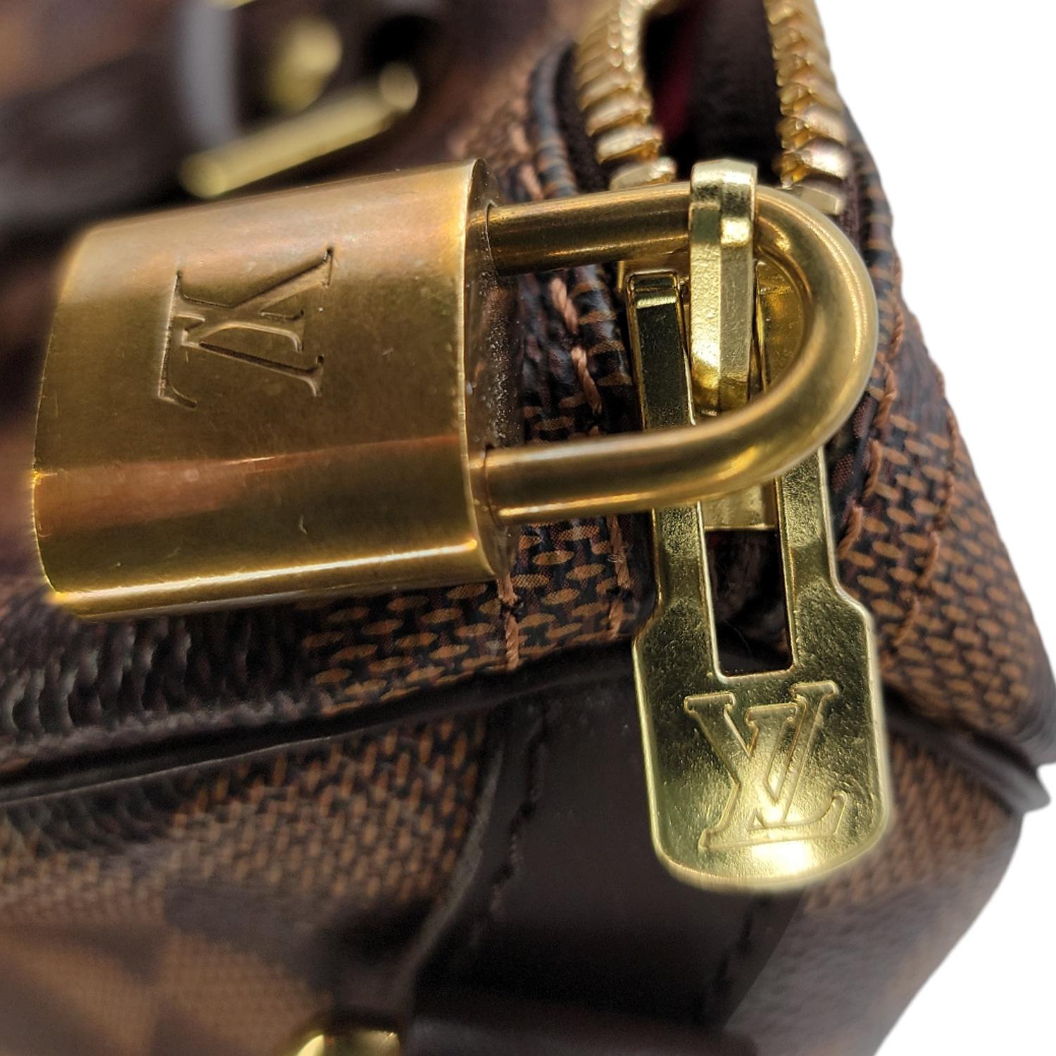 Louis Vuitton Damier Ebene Speedy Bandouliere 30 Bag For Sale 5