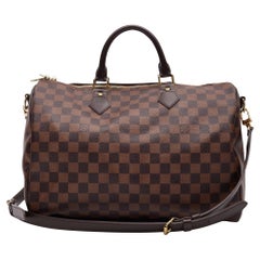 Louis Vuitton Damier Ebene Speedy Bandoulière 35 Bag