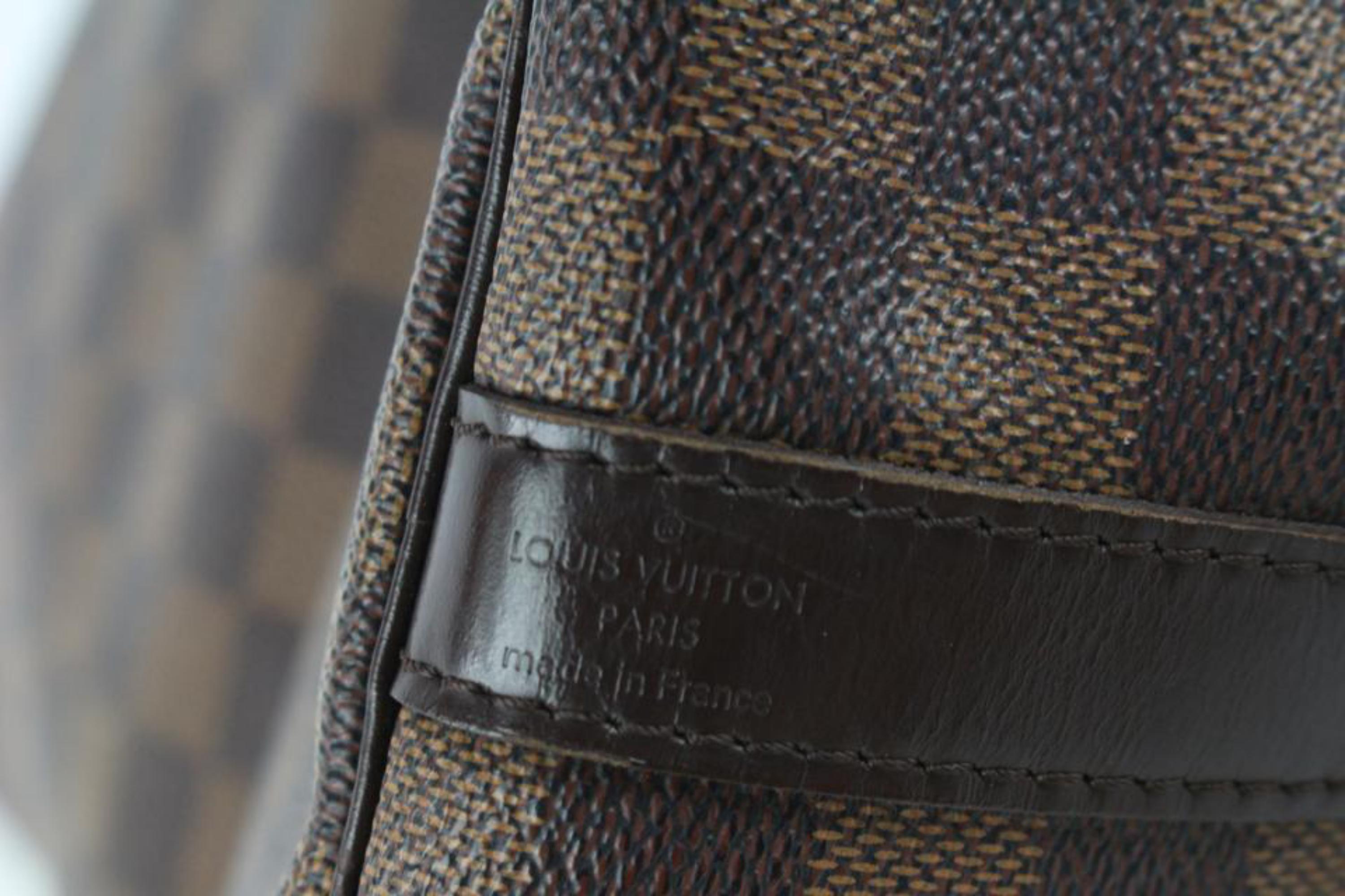 Louis Vuitton Damier Ebene Speedy Bandouliere 35 with Strap 112lv21 For Sale 3