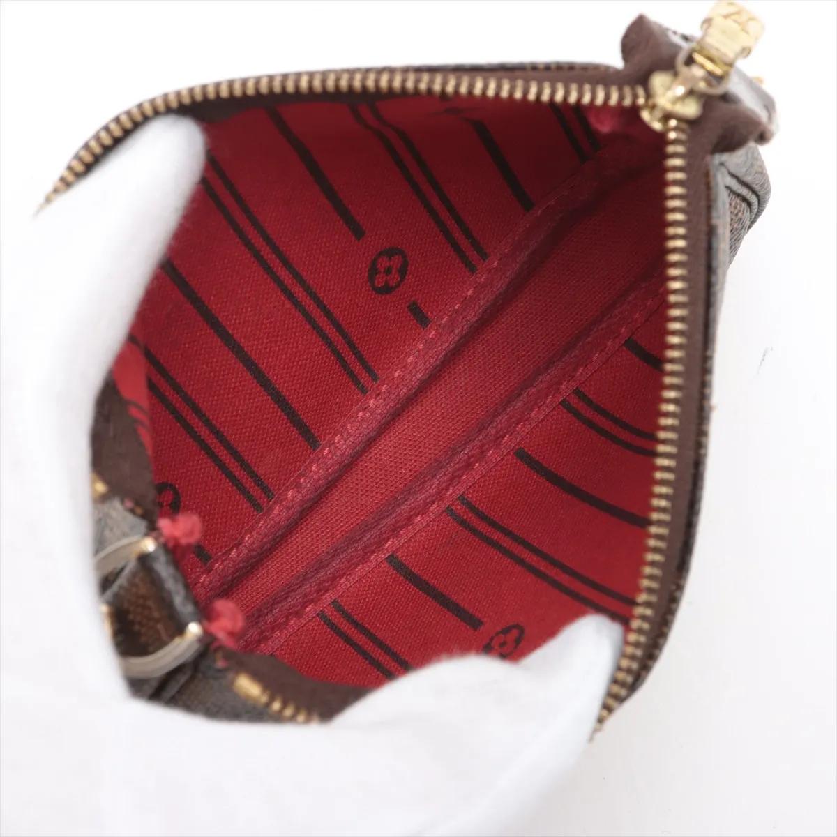 Louis Vuitton Damier Ebene T & B Mini Pochette Accessoires en vente 2