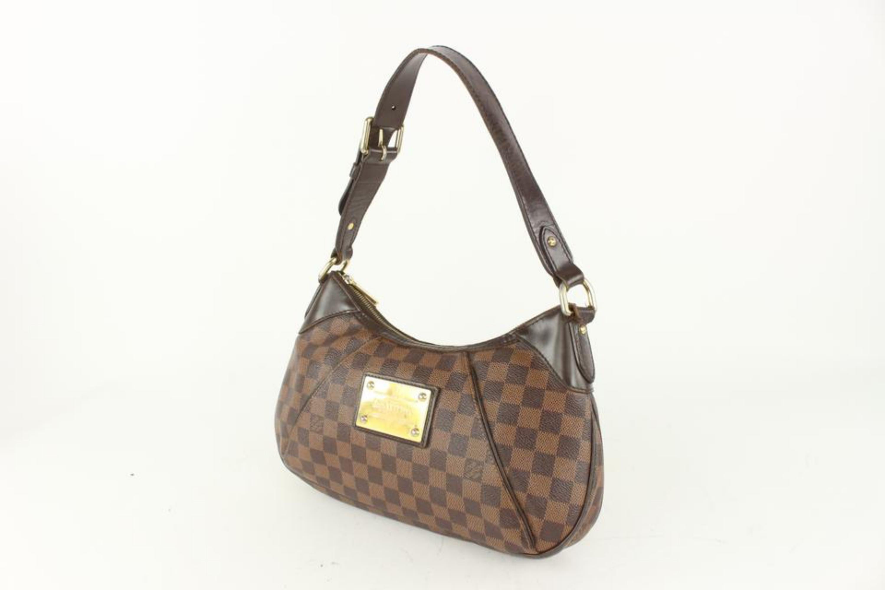 Louis Vuitton Damier Ebene Thames PM Hobo Bag 3L1214 For Sale 4