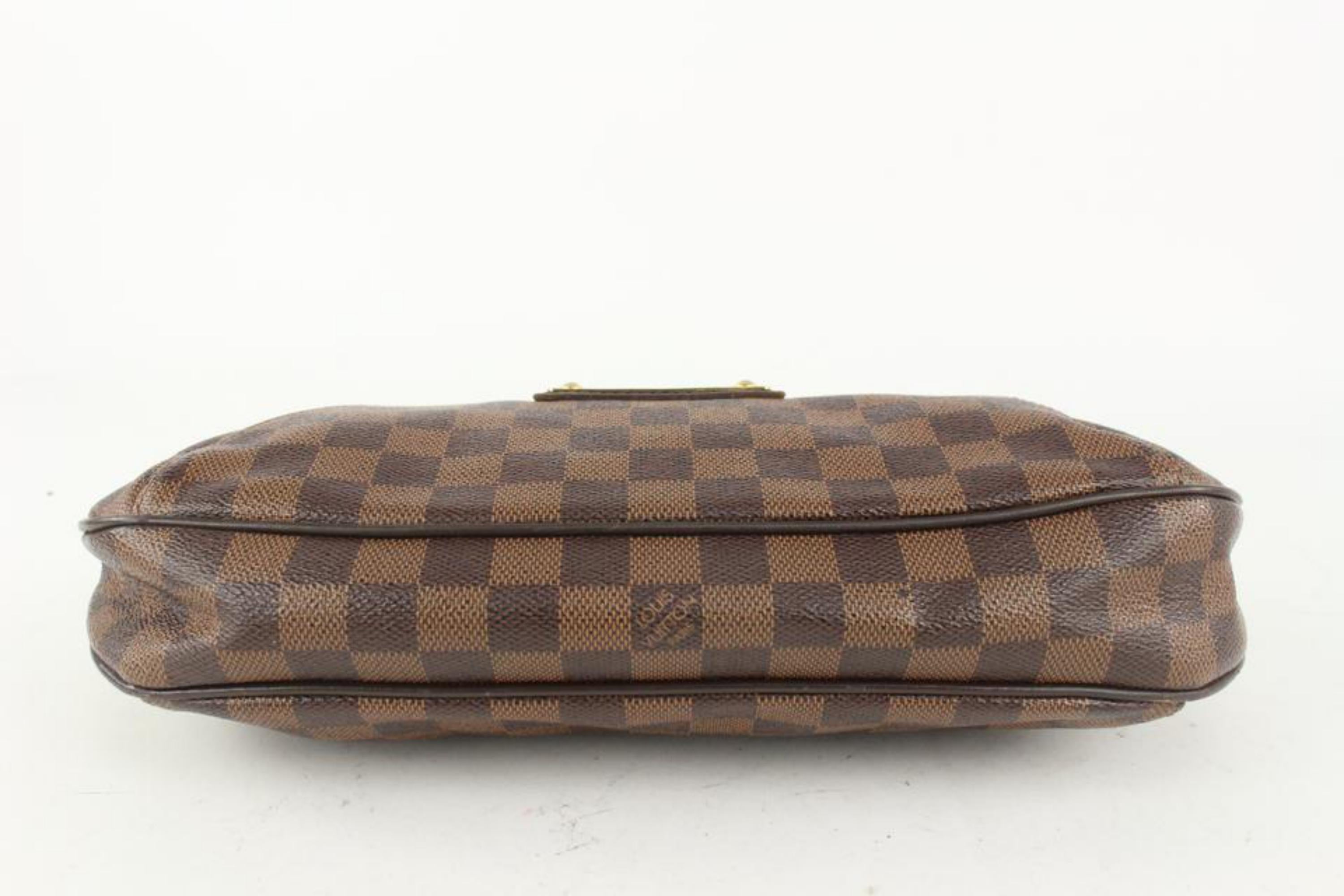 Brown Louis Vuitton Damier Ebene Thames PM Hobo Bag 3L1214 For Sale