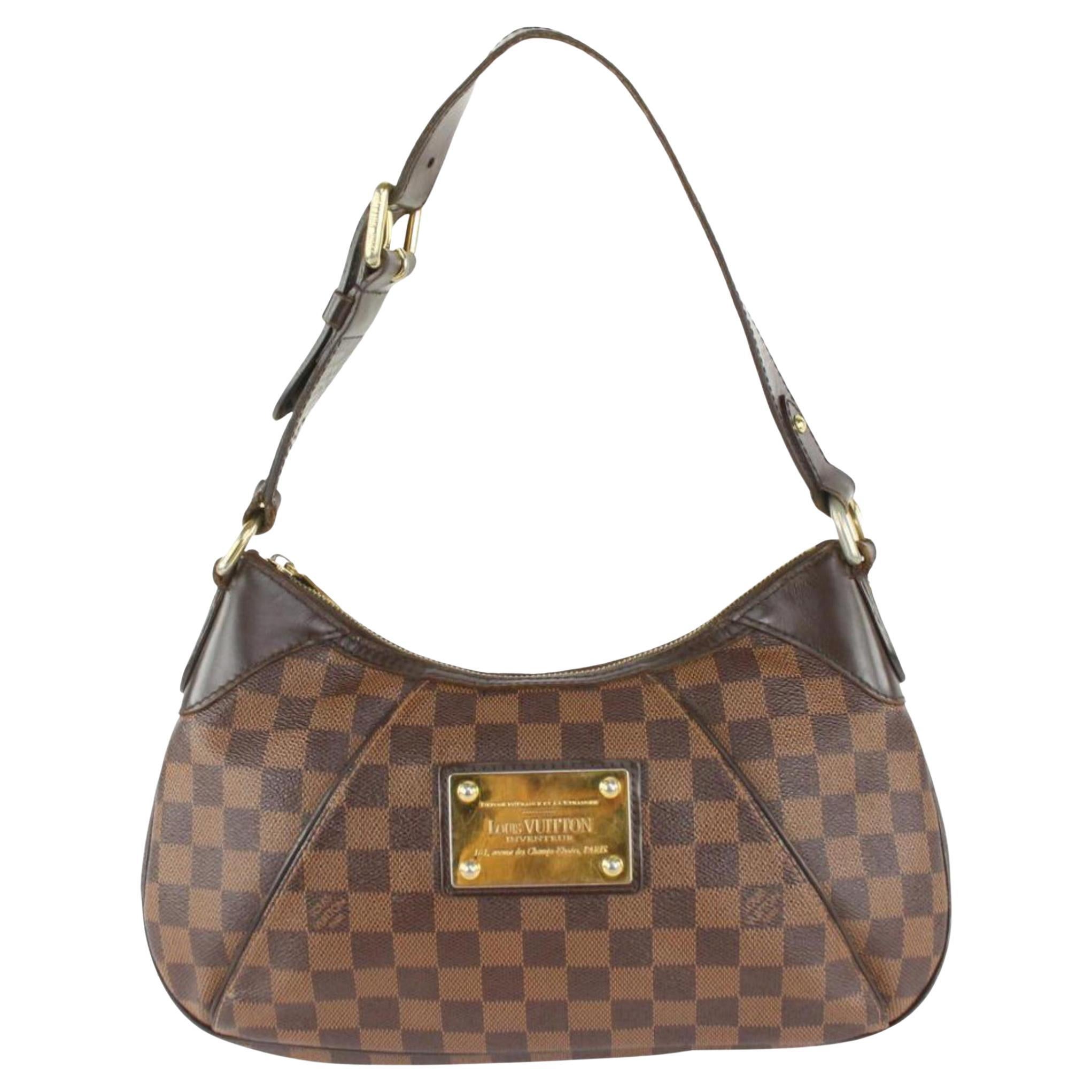 Louis Vuitton Damier Ebene Thames PM Hobo Bag 3L1214 For Sale