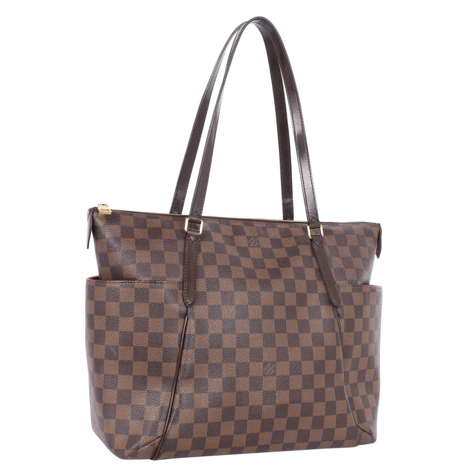 Louis Vuitton Damier Ebene Totally MM Shoulder Bag Brown 1