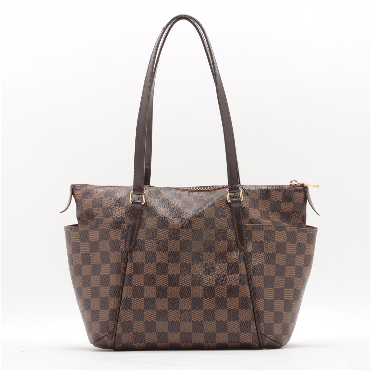 Black Louis Vuitton Damier Ebene Totally PM