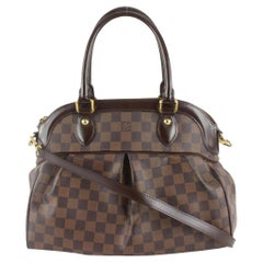 Louis Vuitton Damier Ebene Trevi PM 2way Bowler bag 118lv33