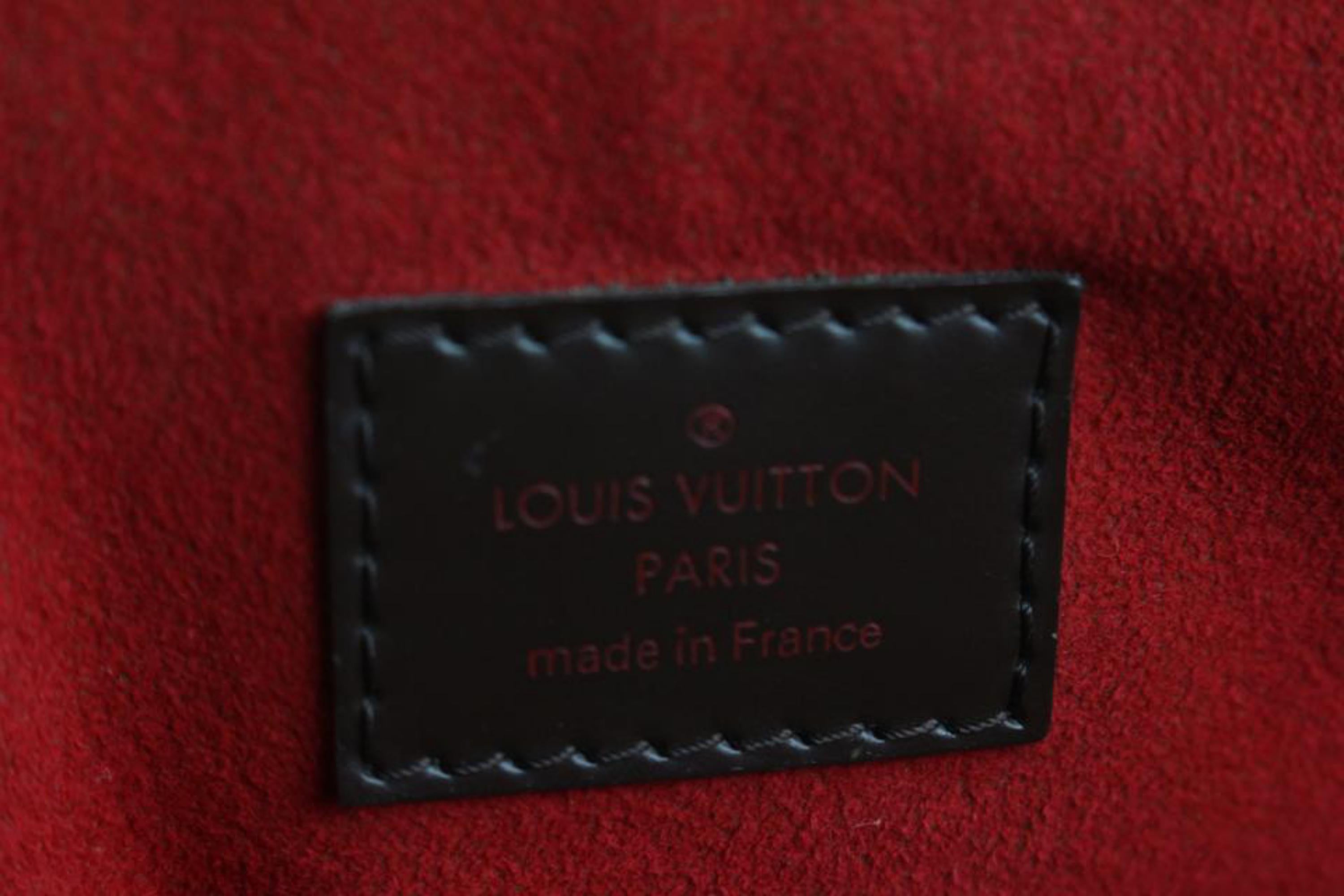 Louis Vuitton Damier Ebene Trevi PM Bowler with Strap 1210v35 For Sale 2