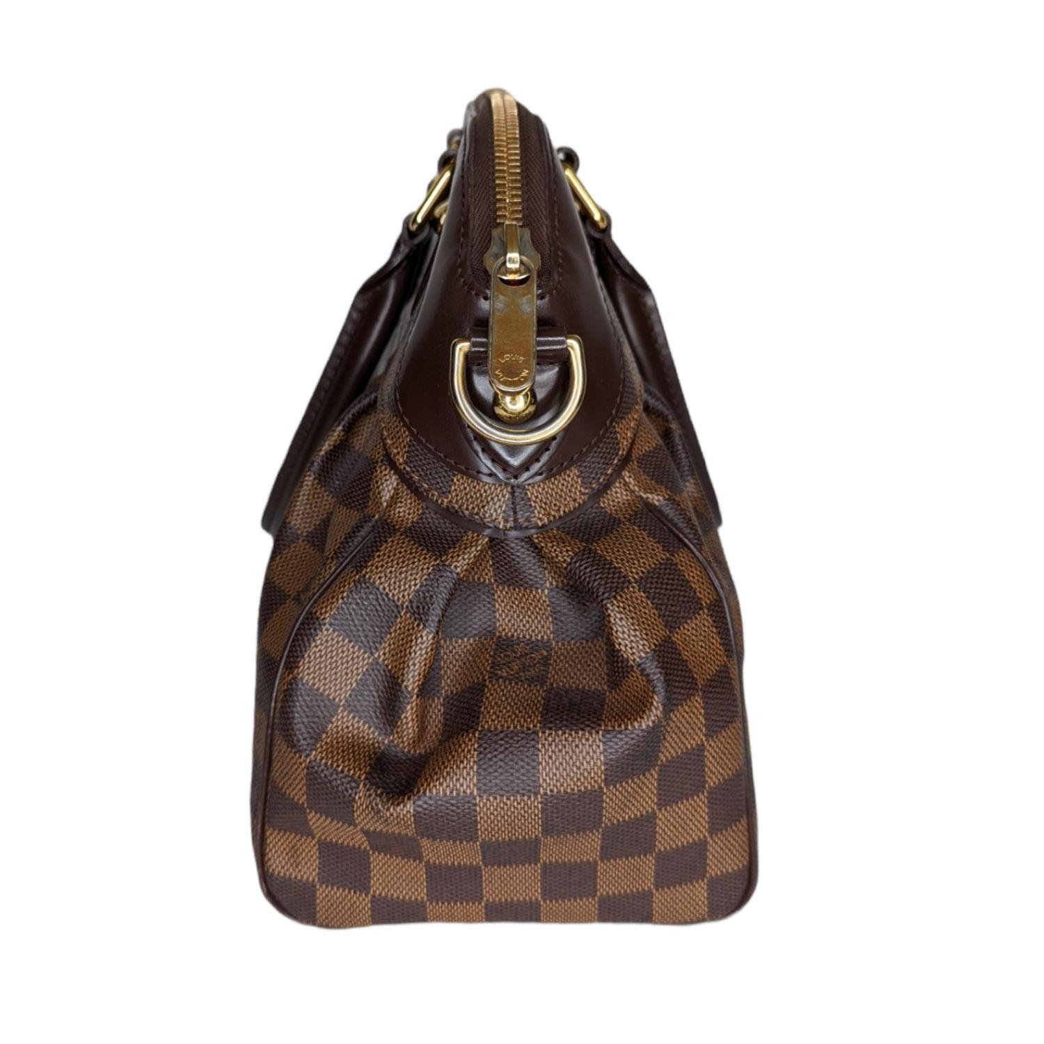 Black Louis Vuitton Damier Ebene Trevi PM Satchel