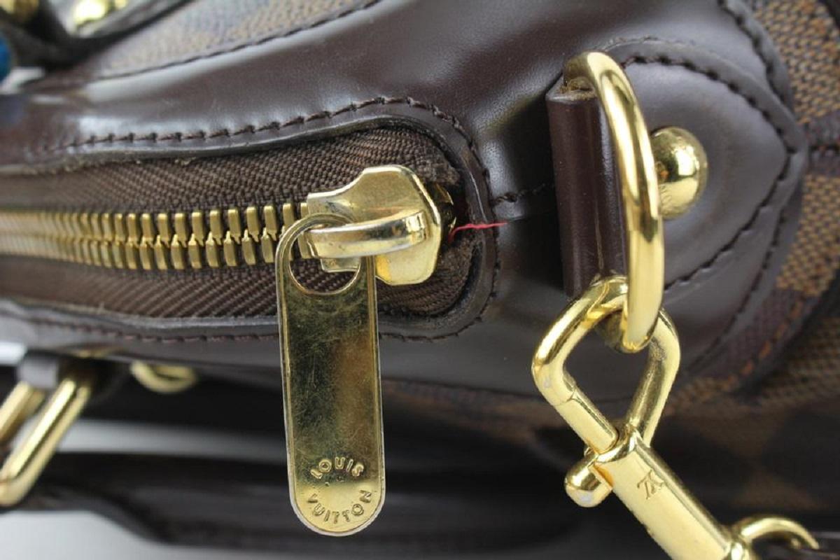 Women's Louis Vuitton Damier Ebene Trevir 2way Bowler Bag 635lvs617 For Sale