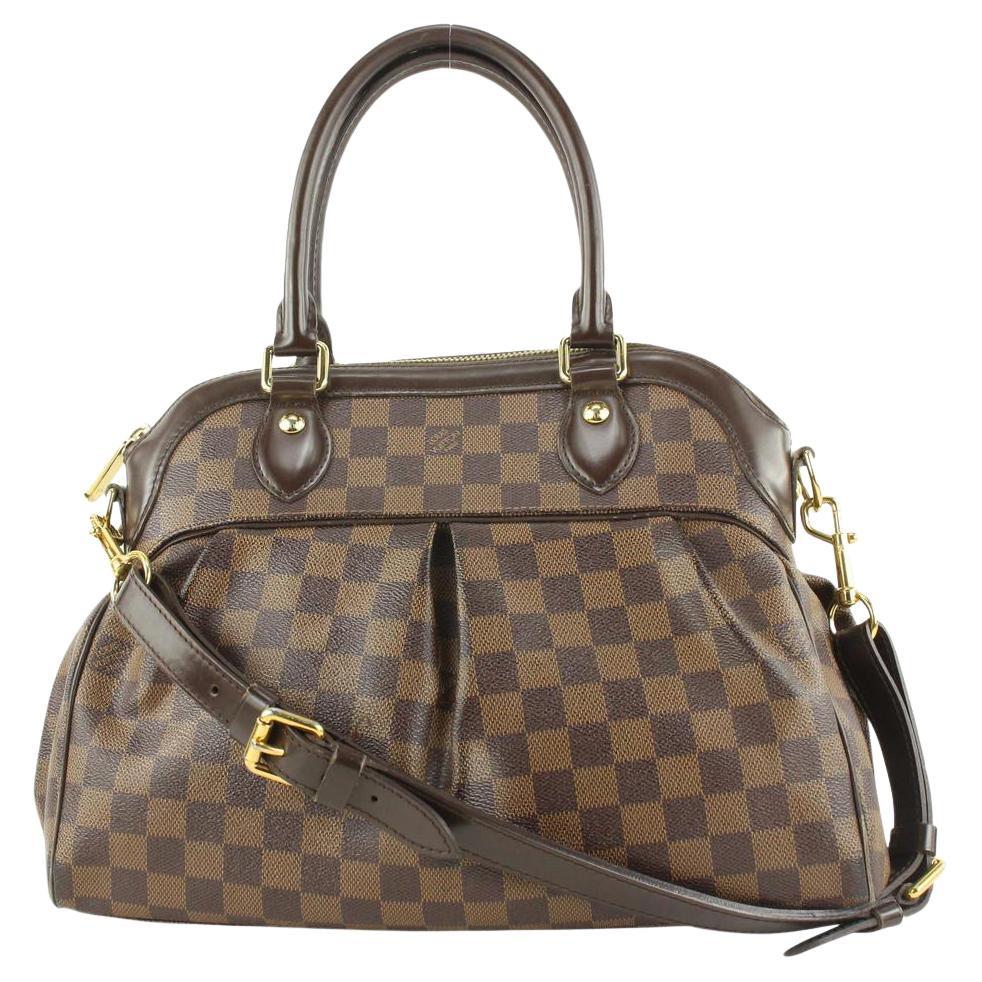 Louis Vuitton Damier Ebene Trevir 2way Bowler Bag 635lvs617 For Sale