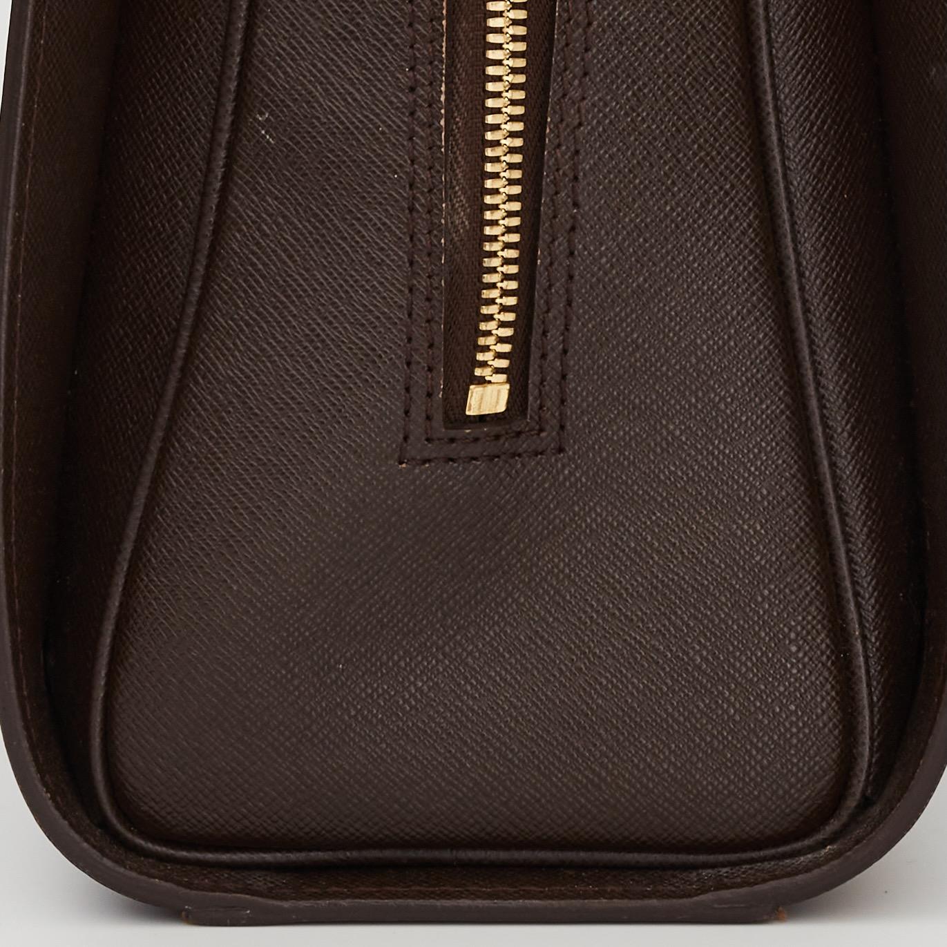 Louis Vuitton Damier Ebene Triana Top Handle Bag 3