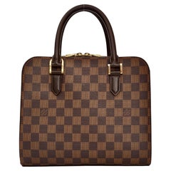 Louis Vuitton Damier Ebene Triana Top Handle Bag