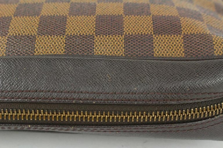 Louis Vuitton Limited Monogram Soft Trunk Pouch Wristlet Toiletry Bag  98lv54 For Sale at 1stDibs