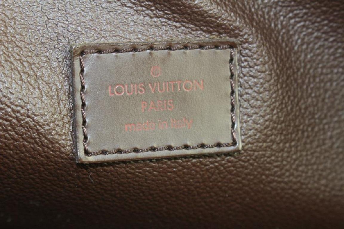 Louis Vuitton Damier Ebene Trousse Vaslav Toiletry Pouch Dopp Kit 870lvs49 In Good Condition In Dix hills, NY