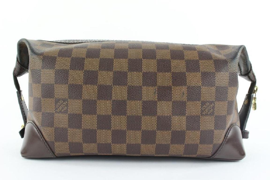 Louis Vuitton Damier Ebene Trousse Vaslav Toiletry Pouch Dopp Kit 870lvs49 1