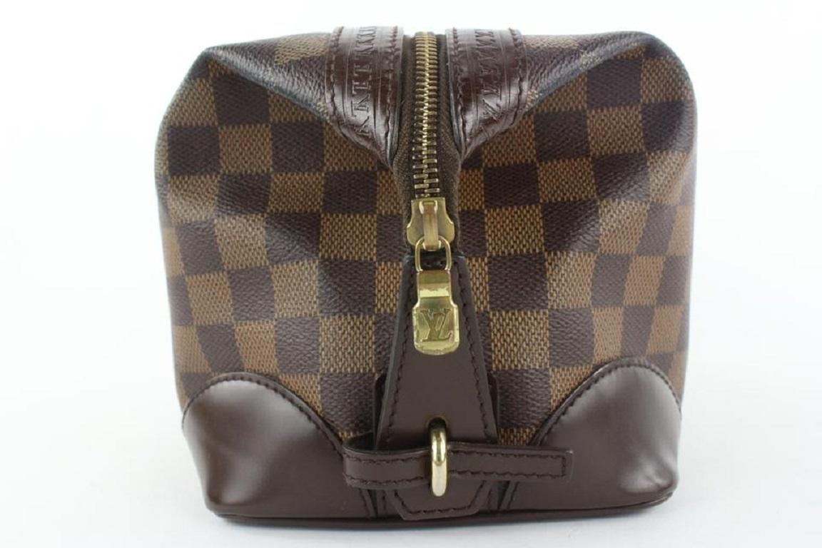 Louis Vuitton Damier Ebene Trousse Vaslav Toiletry Pouch Dopp Kit 870lvs49 3