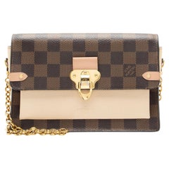 Louis Vuitton Damier Ebene Vavin Chain Wallet
