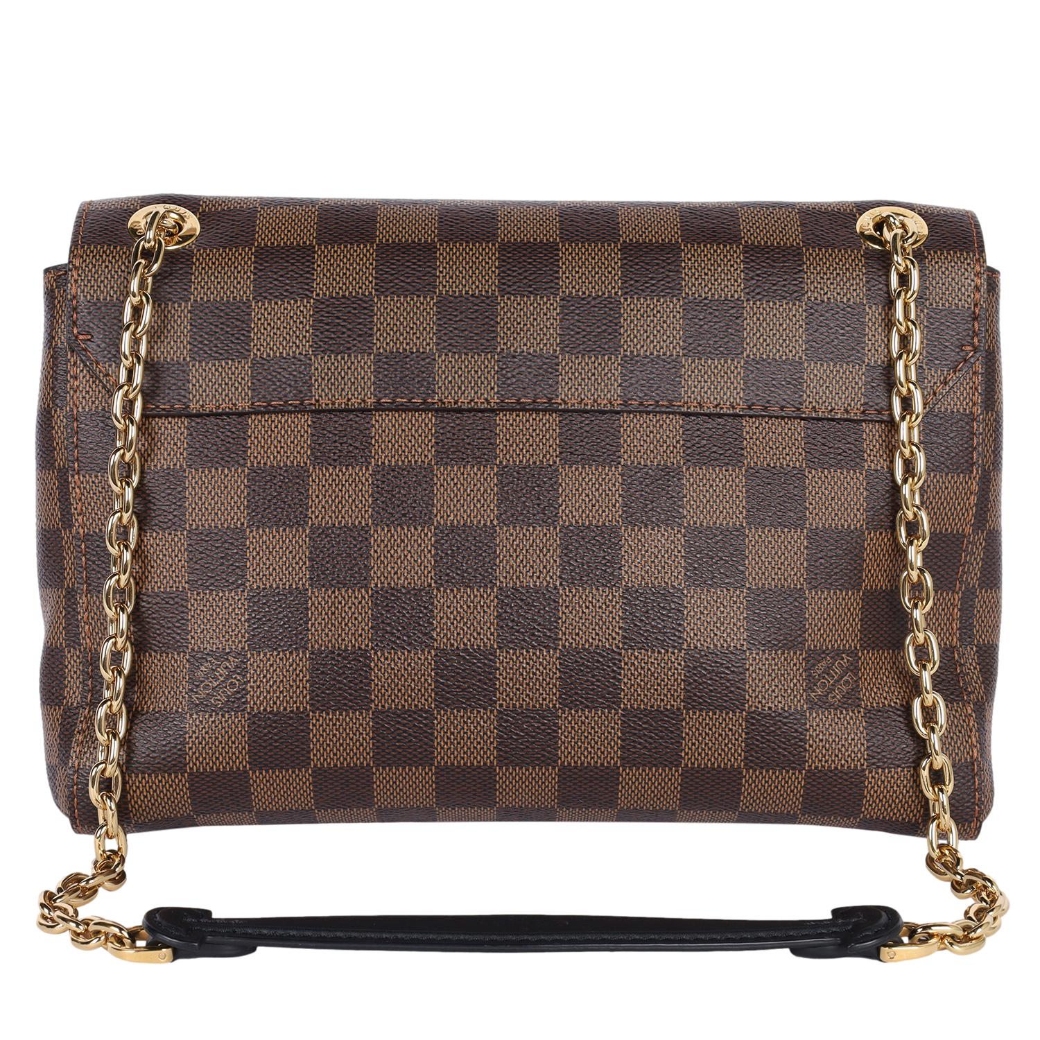 LOUIS VUITTON Damier Ebene Vavin PM Creme Excellent état - En vente à Salt Lake Cty, UT