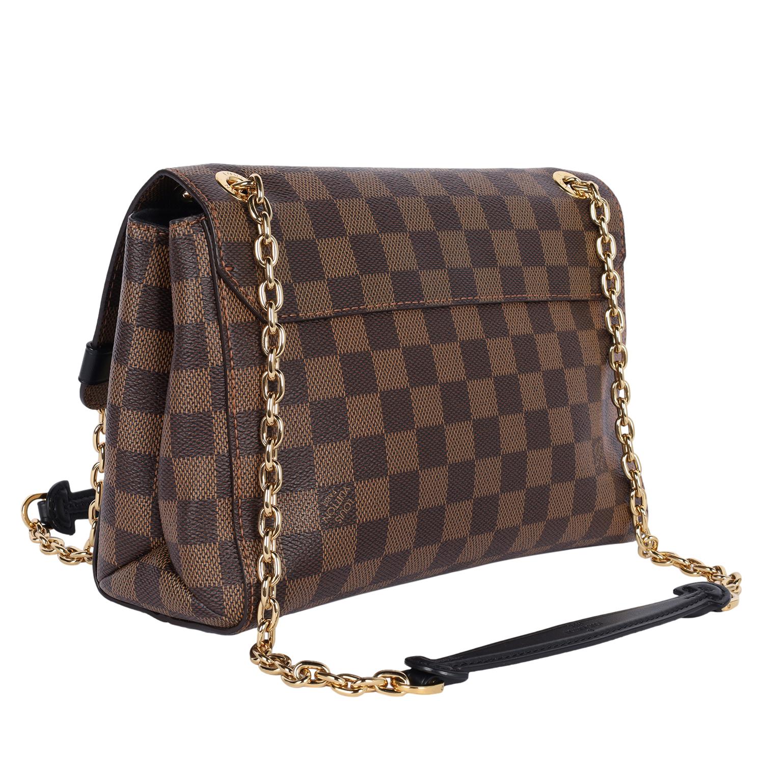 LOUIS VUITTON Damier Ebene Vavin PM Creme en vente 3