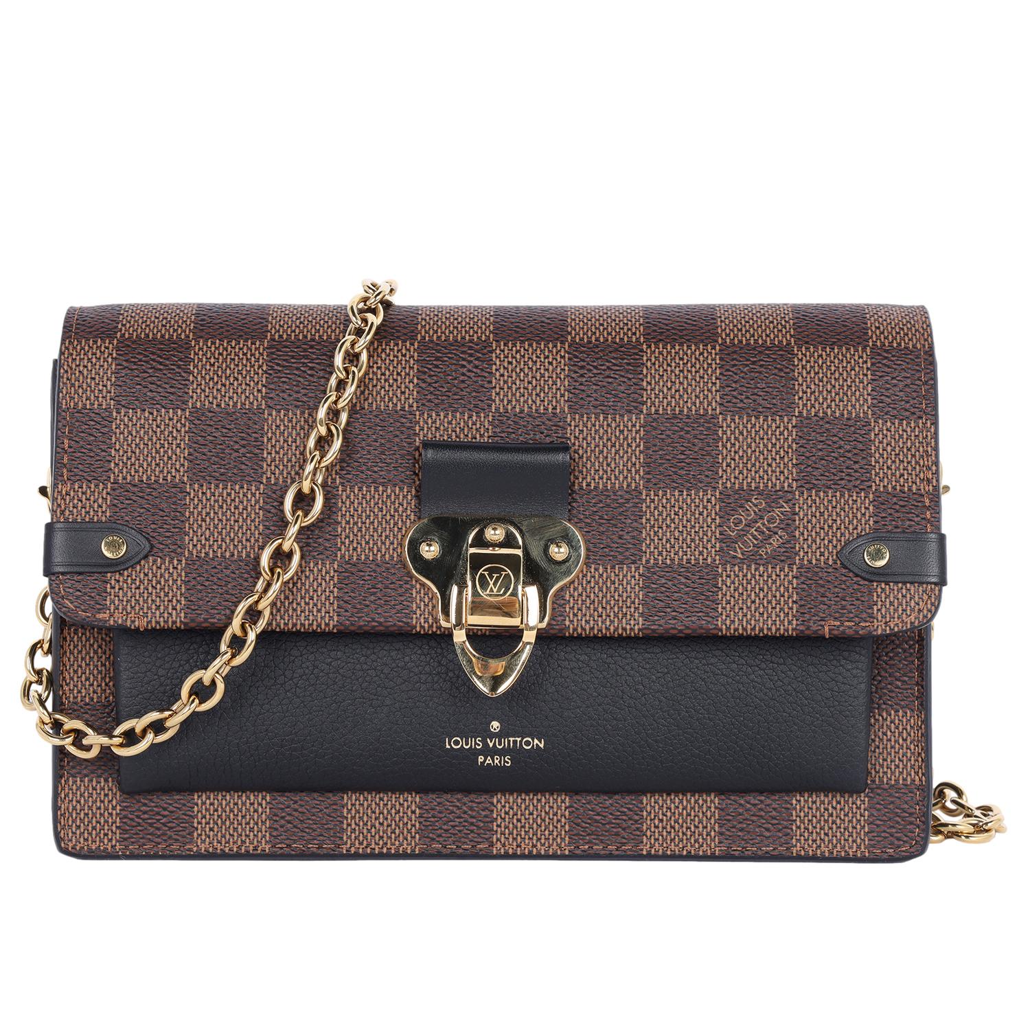 Louis Vuitton Damier Ebene Vavin PM Crossbody Bag Brown 3
