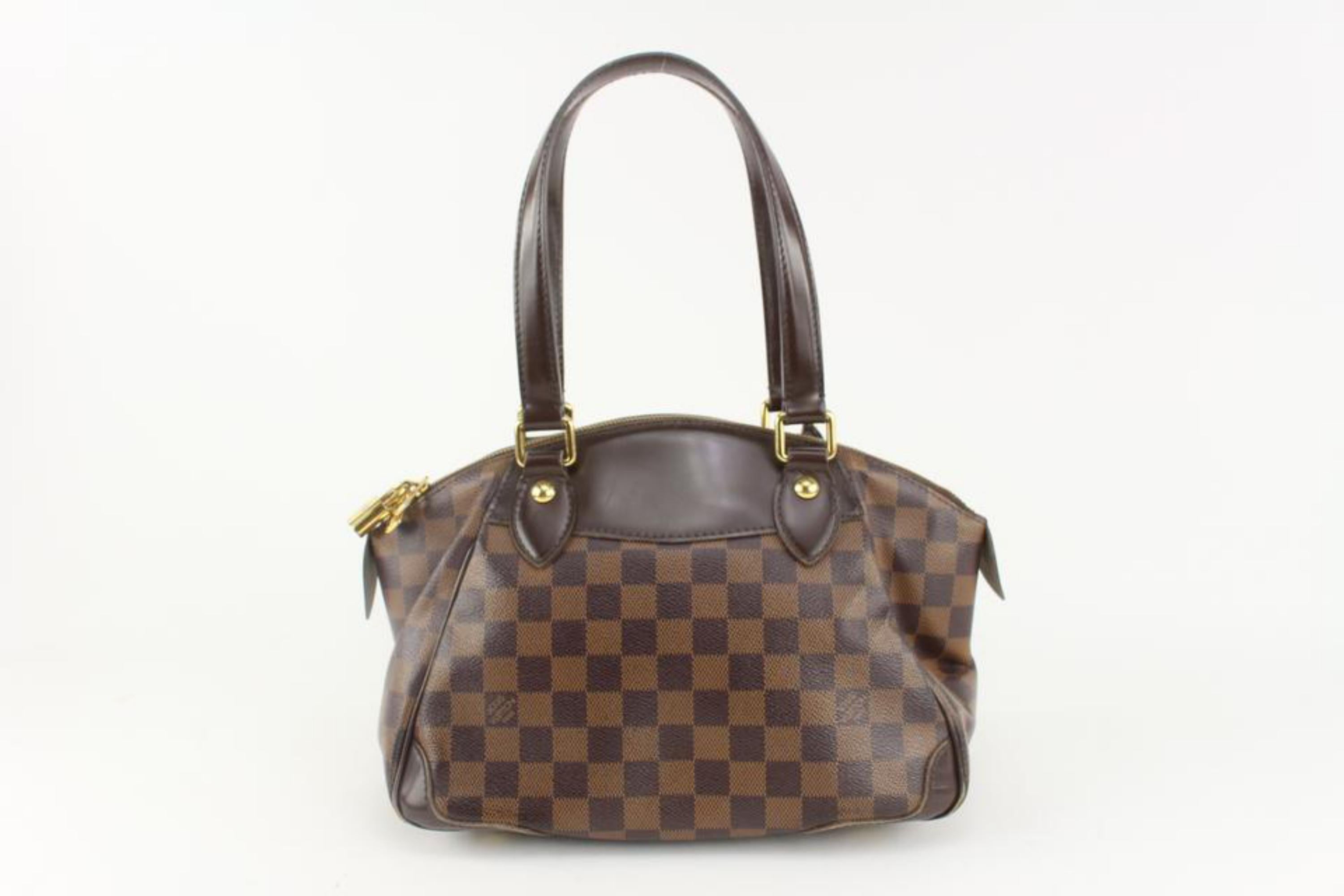 Louis Vuitton Damier Ebene Verona Bowling Bag 126lv47 In Good Condition For Sale In Dix hills, NY