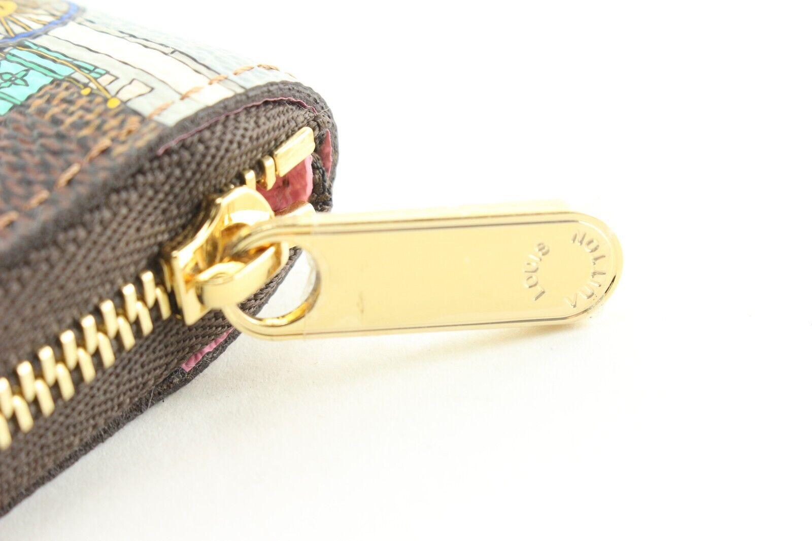 Louis Vuitton Damier Ebene Vivienne Zippy Coin Wallet 5LV525C 2