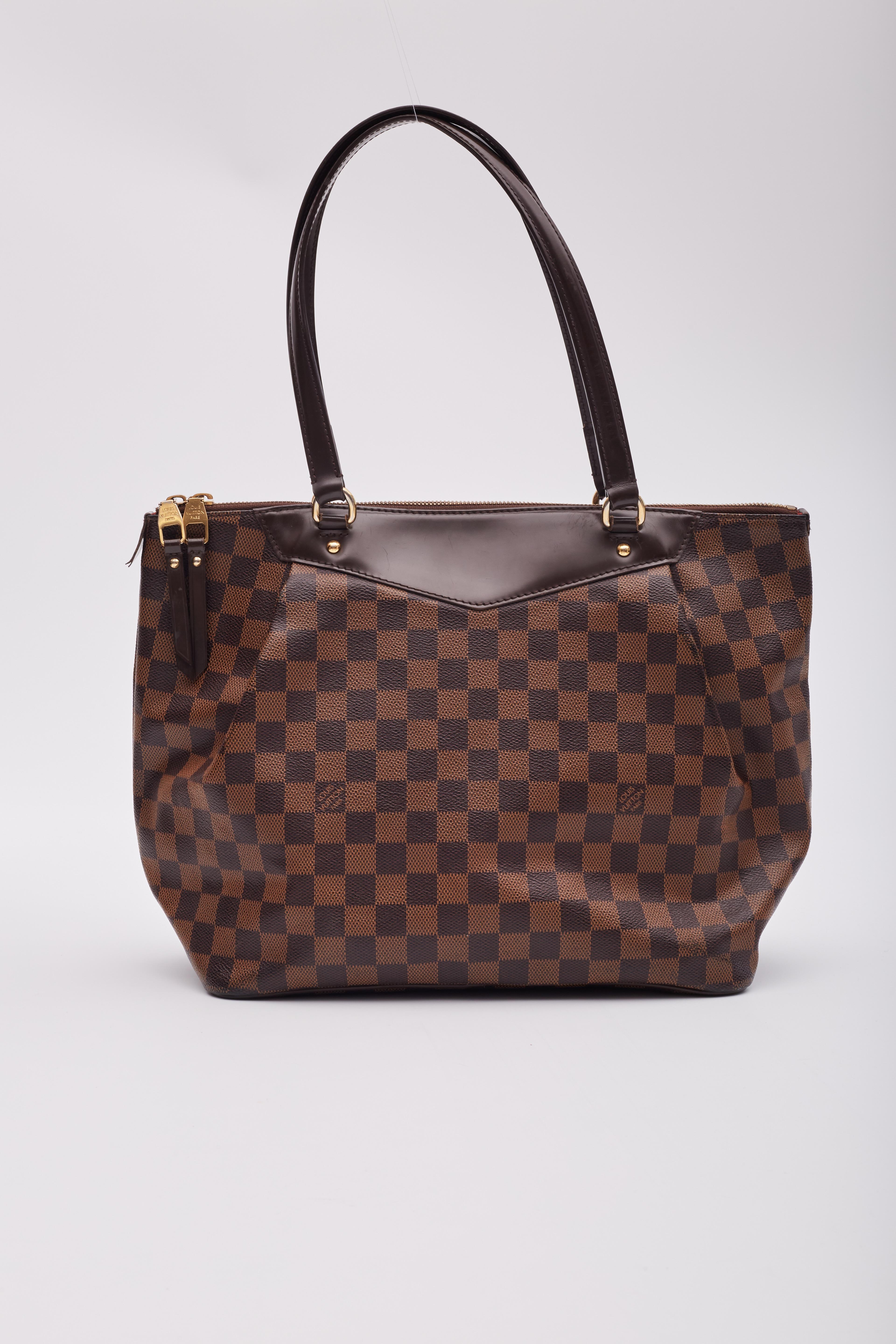 Louis Vuitton Damier Ebene Westminster Gm Tote In Good Condition For Sale In Montreal, Quebec